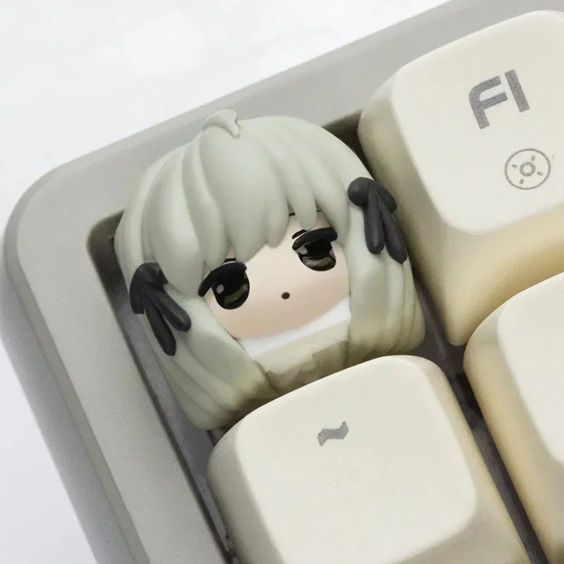 Game Series Keycaps Resin Yosuga No Sora Kasugano Sora Cute Creative Keycap for Mechanical Keyboard Accessories ESC Keys Gifts