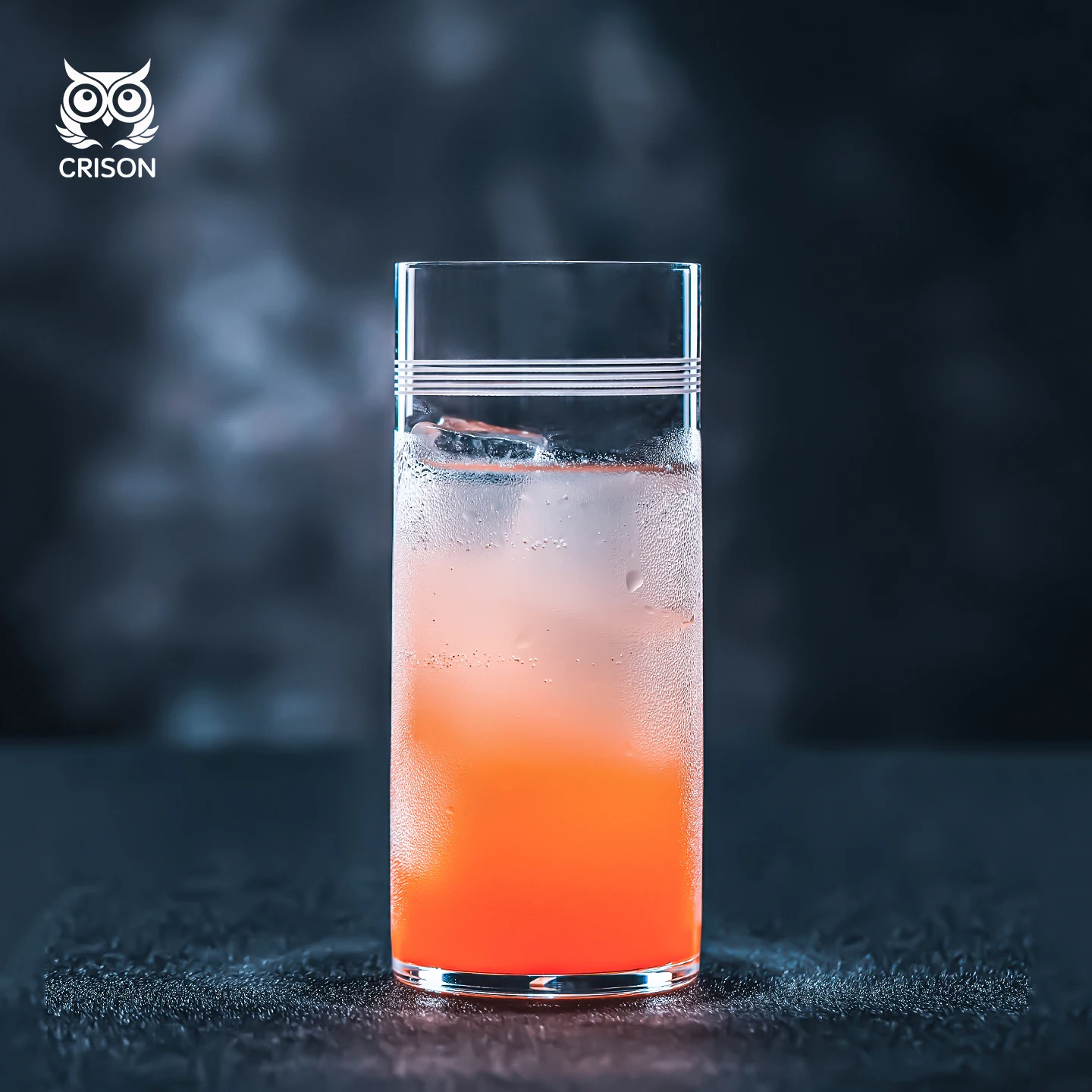 

LD3201 CRISON Extra Light Crystal Highball Glasses Barware Collins Tumbler for Water, Juice, Beer, and Cocktail