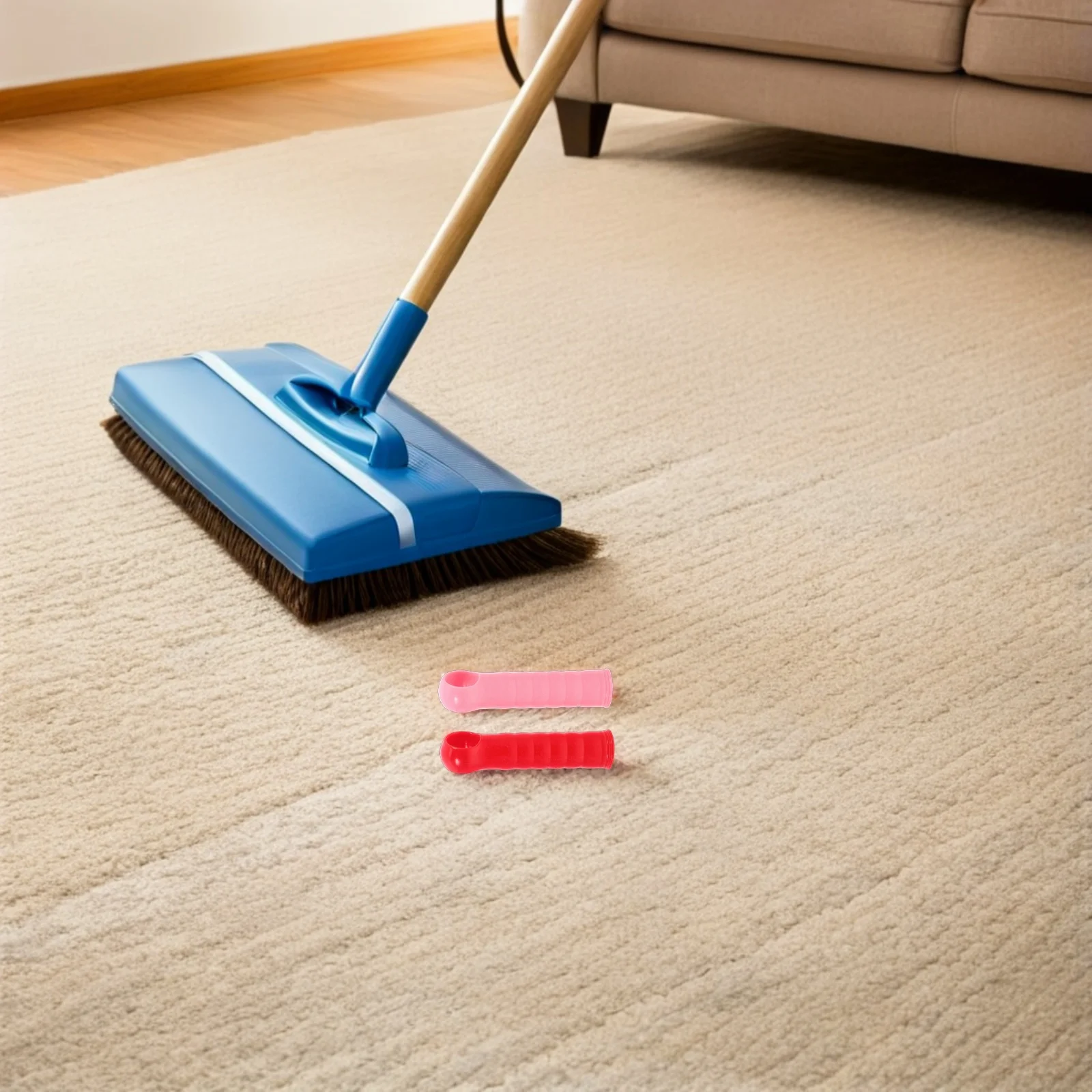 

40Pcs Mop Handle End Caps Comfortable Durable Plastic Grip Replacement Sleeve for Home Kitchen Bathroom Cleaning