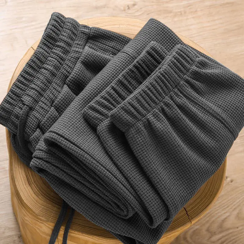 Women Fleece Lined Trousers Fall Winter Wearable Worn Resistant Cuffed Pants Fashion Loose High Waist Long Warm Casual Trousers