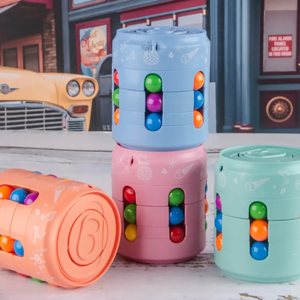 

Кубик-головоломка для пальцев из высококачественного АБС-пластика: развивающая игрушка для снятия стресса и тренировки интеллекта для детей