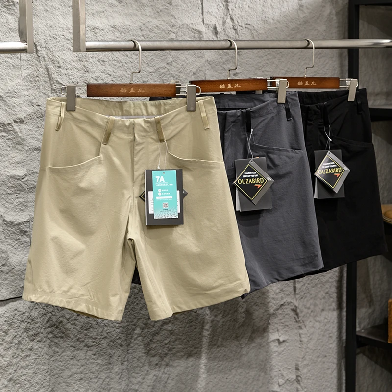 

No-Trace Press-Gas 3D Cutting Summer Men's Outdoor Color Quick Dry Breathable Casual Shorts Trendy Straight Leg Shorts