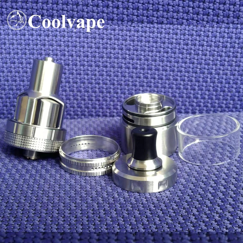 Gryphus Style MTL rta  Mesh Coil 316 SS Rebuildable 6ml, 24mm Diameter E Cigarette Tank Vape Atomizer