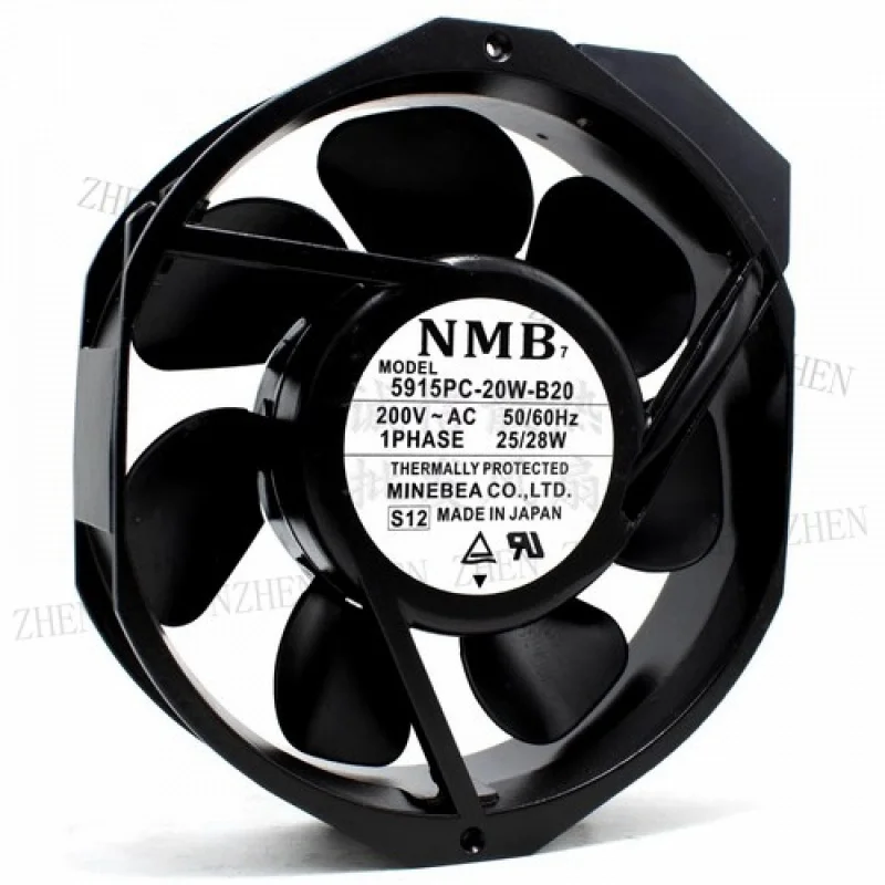 Y PARA NMB 5915PC-20W-B20 17238 AC200V 25/28W 17,2 CM ventilador de refrigeración de alta temperatura