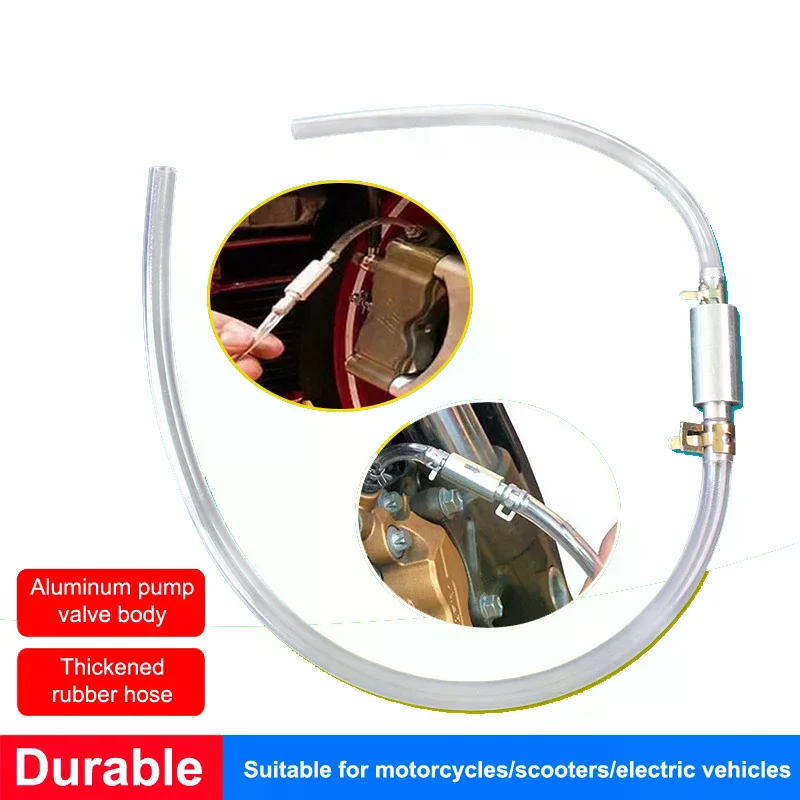Motorcycle Oil Filler Tube Motorcycle Hydraulic Brake Bleeding Tool Check Valve Tubing Tools Para Moto Car Accessories