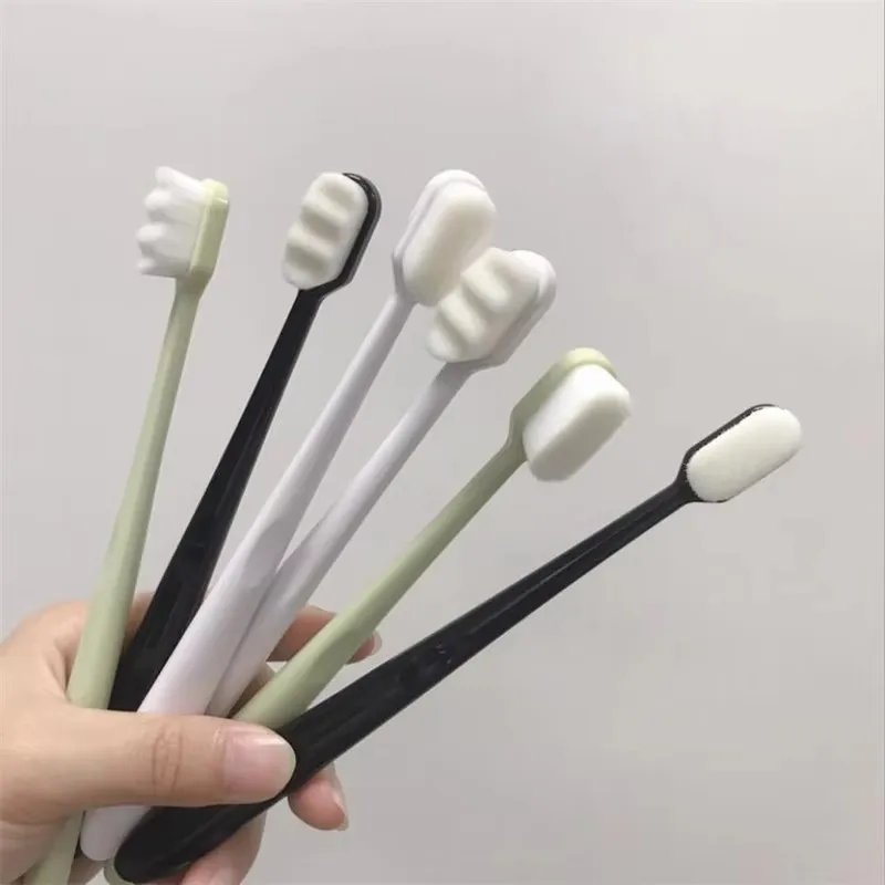 

1/3/5PCS NEW Ultra-fine Soft Toothbrush Million Nano Bristle Adult Tooth Brush Teeth Deep Cleaning Portable Oral Care Brush