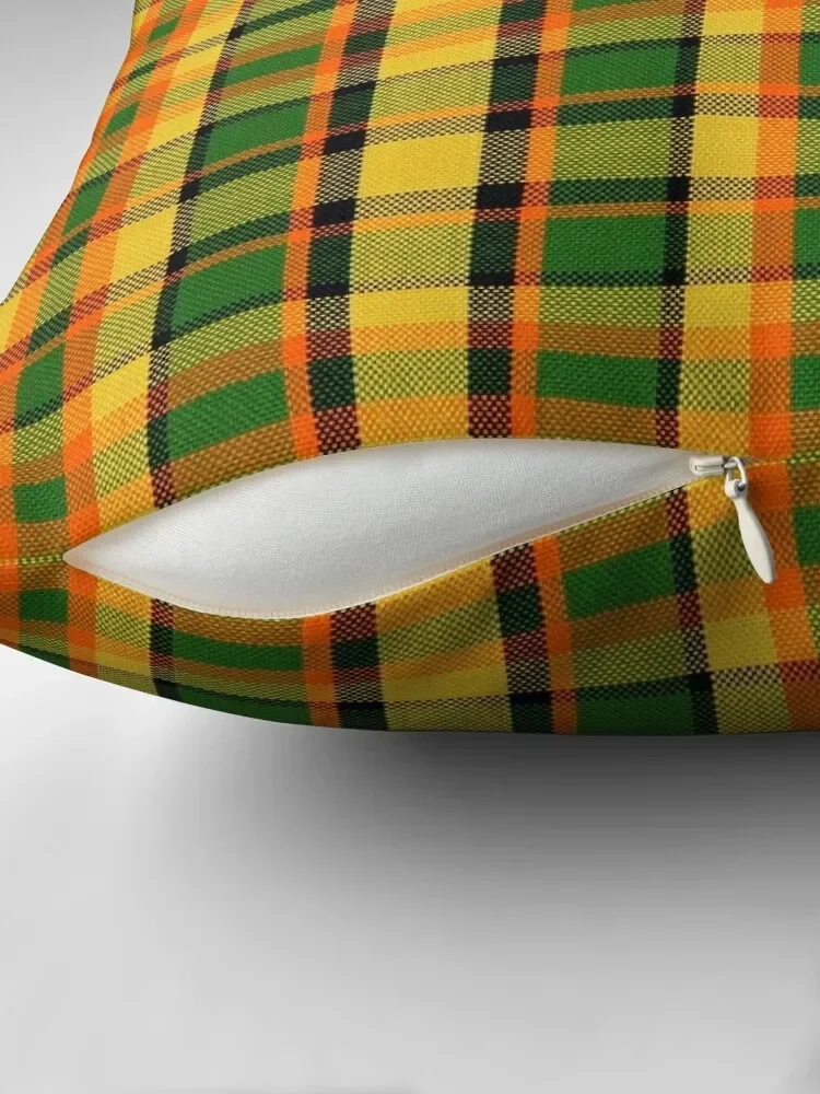 Westy Tartan Yellow Plaid for Bulli Bus Camper Throw Pillow Cusions Cover Sofa Cushions christmas supplies Pillow Case pillow