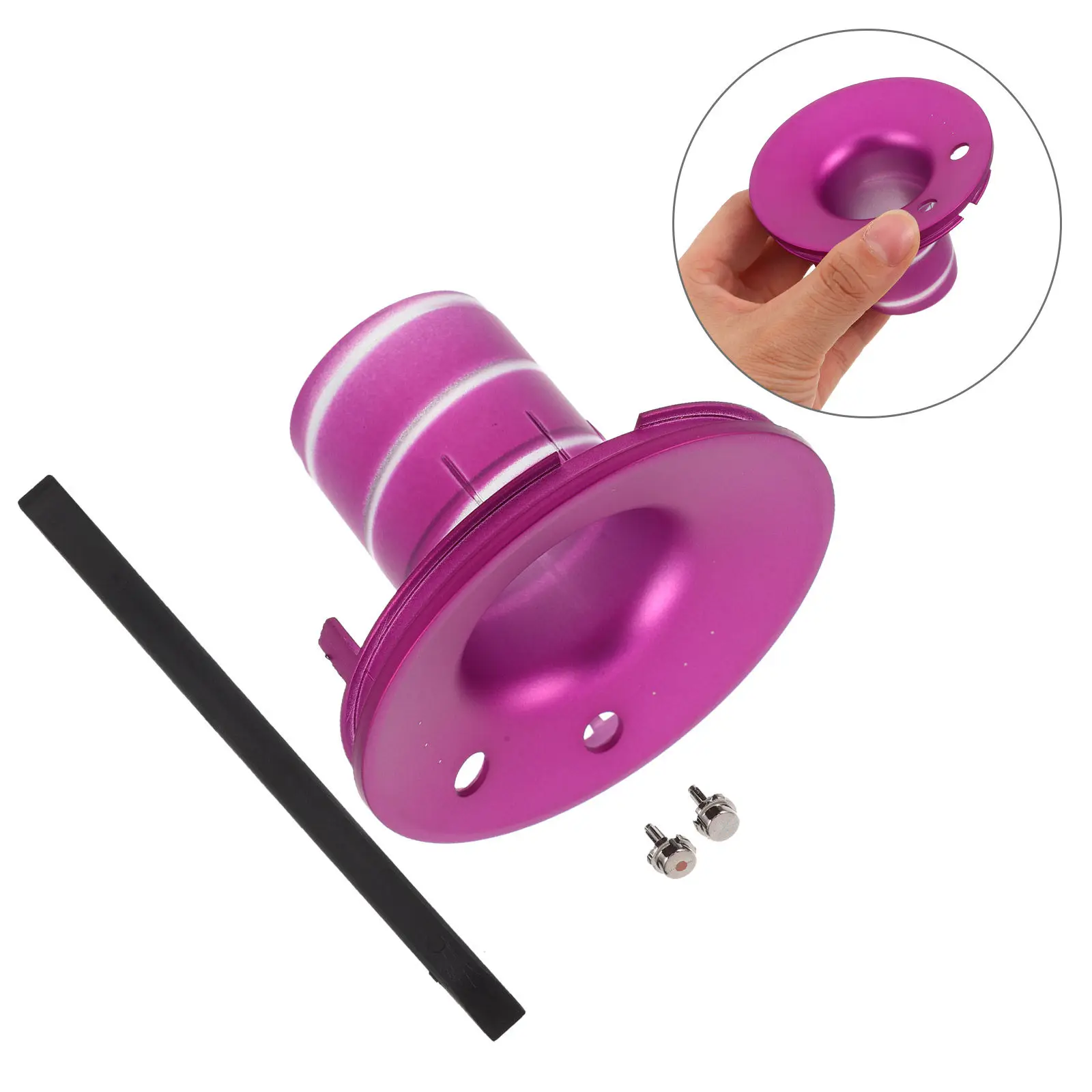 Hair Dryer Front Cover Replacement Part for Hd08 Hd15 Blower Front Shell with Ring Reduced Hair