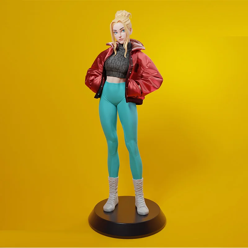 gkフィギュアモデルキットモダンガール3d印刷組み立てられていない塗装されていないカスタムジグソーパズル2つのスタイル5965t_0101