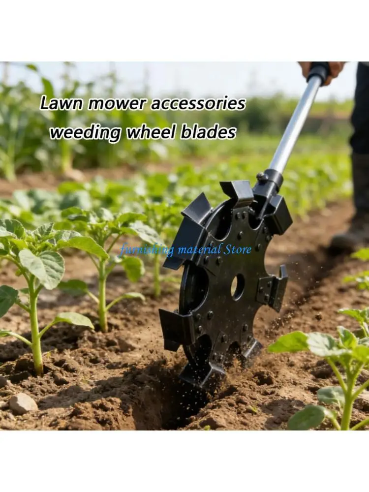 Y5GD Universal Rotary Cutter Blade For Grass Trimmer Strong 65 Manganese Steel Construction Easy To Install Mower Accessories