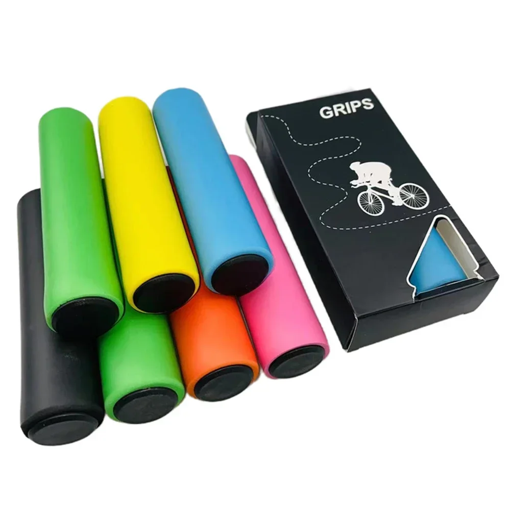 Ultralight Silicone Bicycle Grip MTB Bike Double-sided Handlebar Foam Comfortable Non-slip Sweat Absorption Sponge Handle Grips