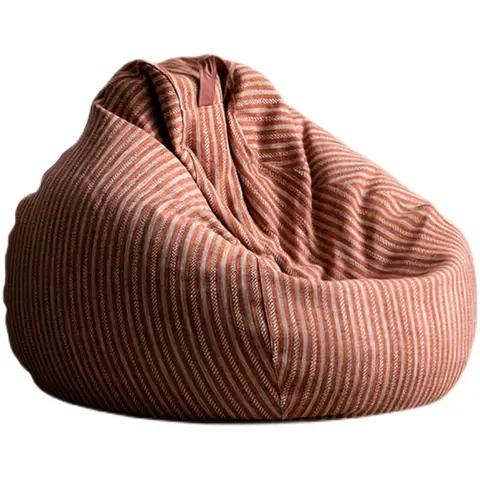 Lounger Beige Bean Bag Sofa Filling Adult Huge Living Room Bean Bag Sofa Boneless Seatings Poof Muebles Sitzsack Furniture Home