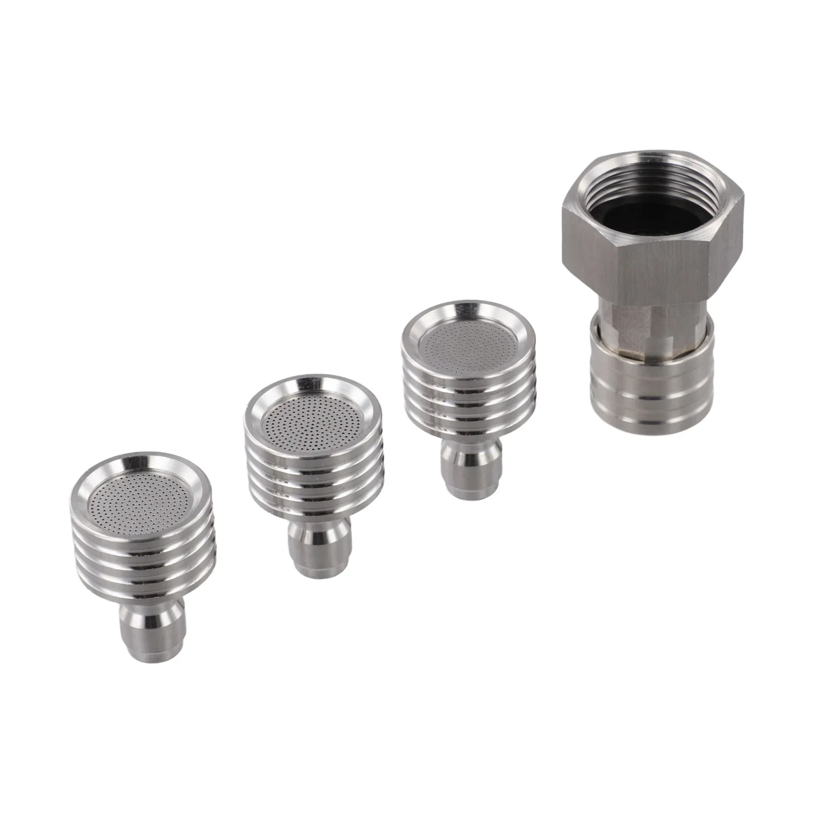Car Washing Pressure Washer Shower Nozzle Adapter with 14 Inch Connector Stainless Steel for Garden and Lawn Care