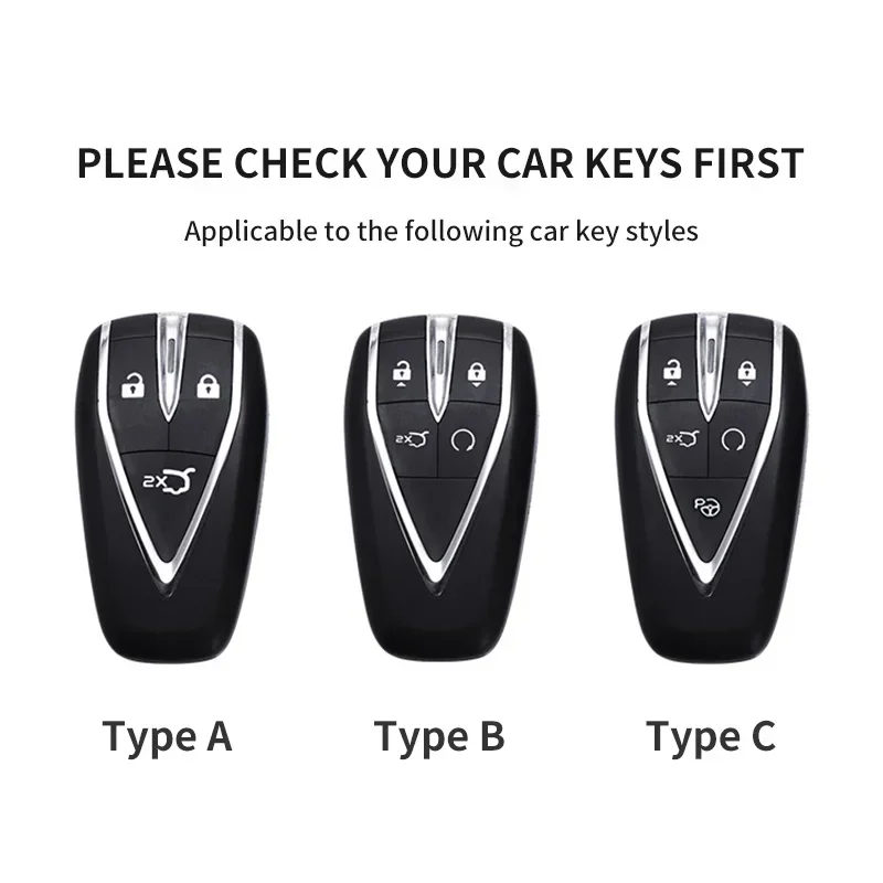 Auto Key Shell For Changan CS35 PLUS CS75PLUS CS55PLUS Eado UNI-T Oushang X5 X7 EV 2019 2020 Leather Car Remote Key Case Cover