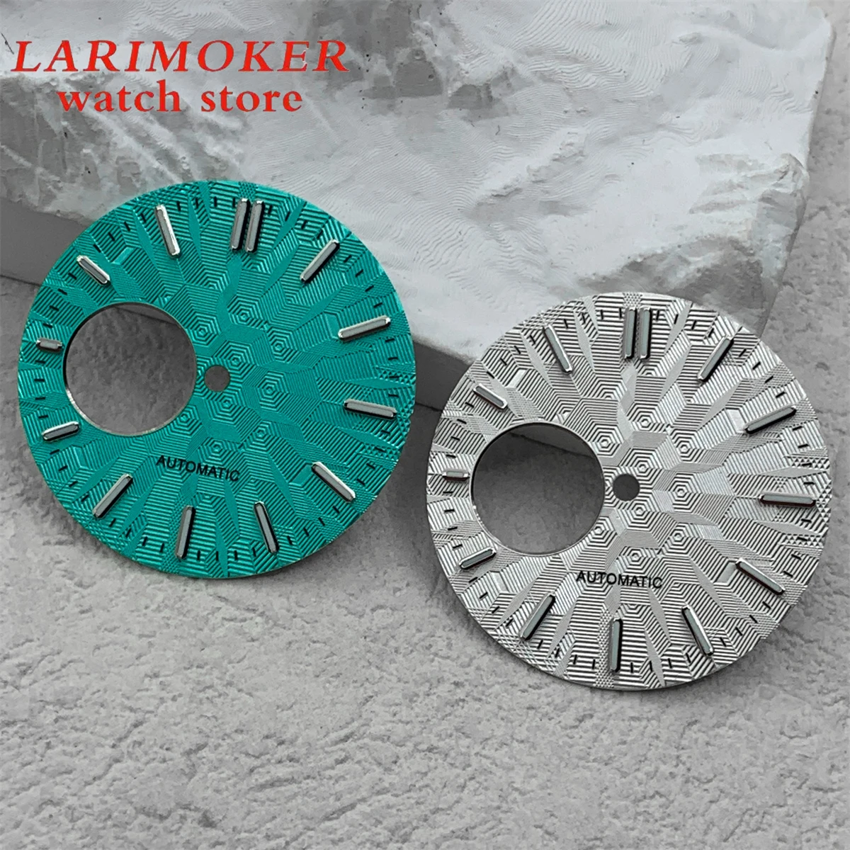 Рельефный циферблат BLIGER с турбийоном 29 мм/31 мм, зеленые светящиеся часы с автоматическим механизмом NH38, Сменные аксессуары