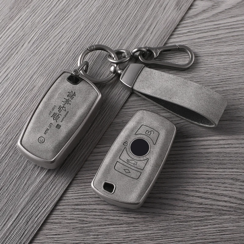 

Portable for BMW 1 3 5 7 Series X1 X3 X4 X5 F10 F20 F30 F18 F25 M3 M4 E34 E36 Remote Car Key Case Cover Fob Keychain Accessories