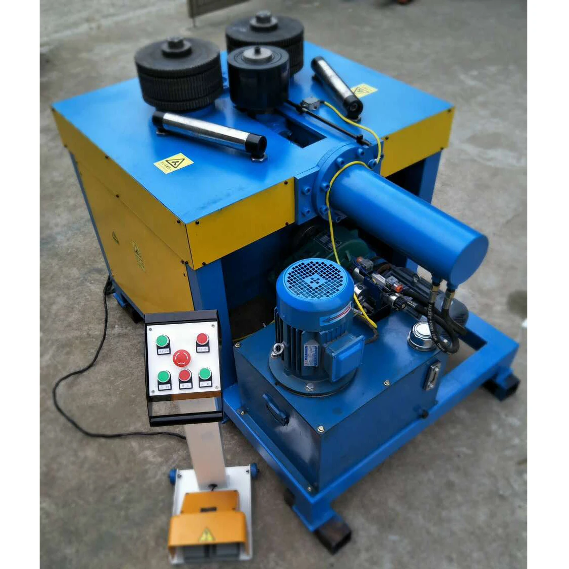 Electric Channel Steel Coiling Machine Heavy-Duty Industrial Round Forming Machinery for Metal Profiles