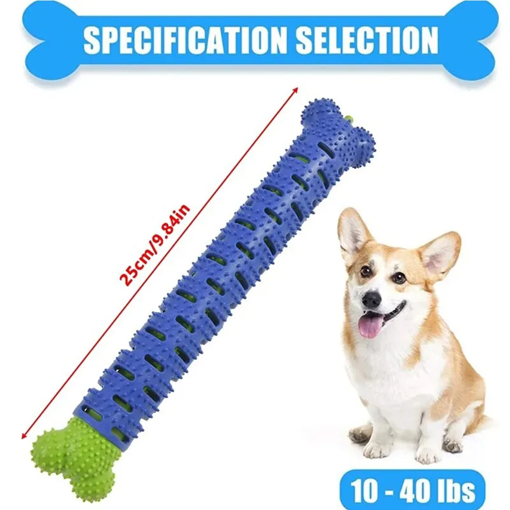 Dog Tooth Grinding Stick Food Grade Cleaning Massager Rubber Tooth Brush Chewing Toy Teeth Cleaning Pet with Slight Bite Force