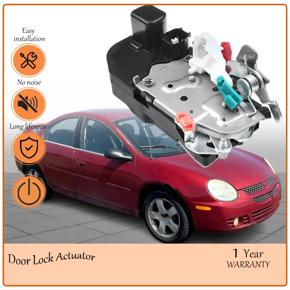 

Front Right Door Latch Lock Actuator with Car Locks Compatible with Dodge Neon 2003-2005 Sedan oem 5008696AA 5008696AB