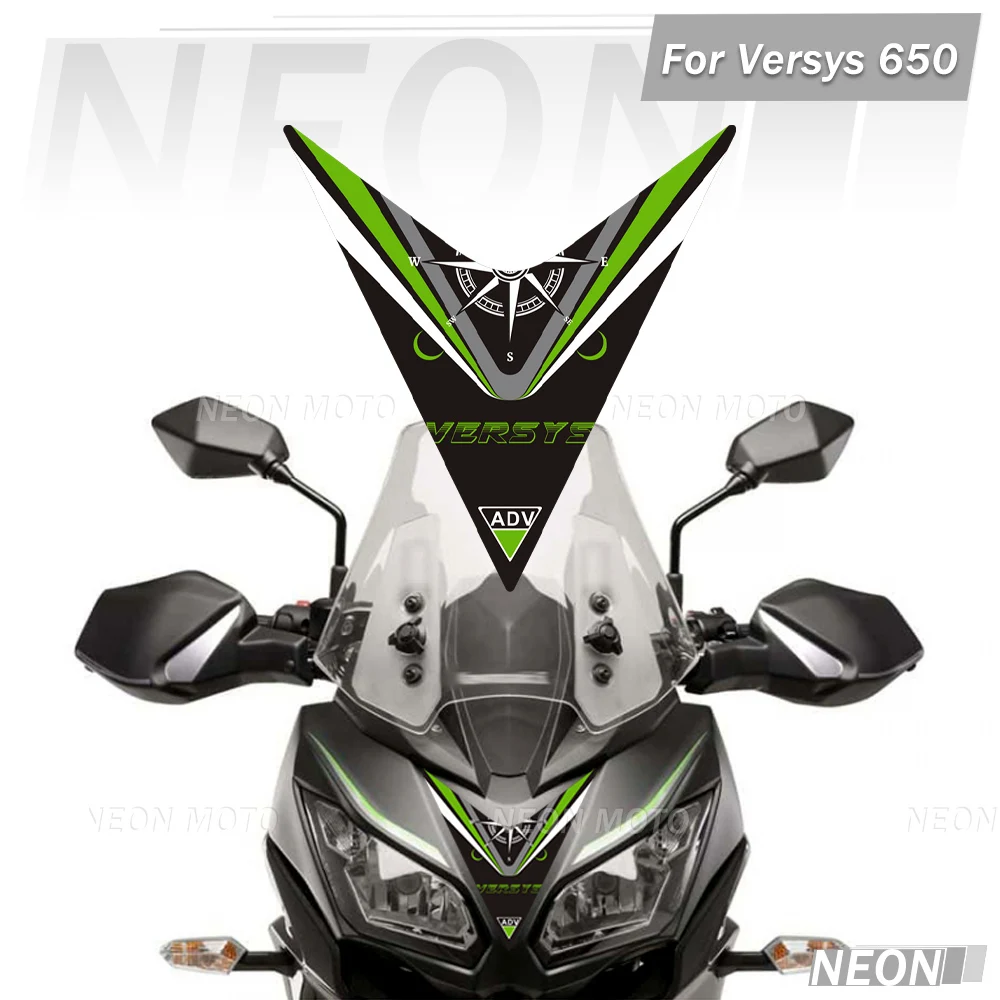 

For Kawasaki Versys 650 Motorcycle Tank Stickers, PVC Anti-Slip Knee Pads,Fairing Scratch Guard Decals Kit