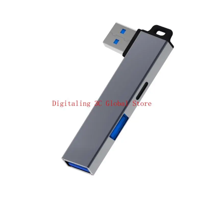 Алюминиевый сплав USB3.0 Hub USB3.0 Splitter USB для типа C и USB -адаптер
