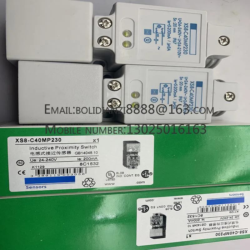 XS8C40FP260 Novo sensor de interruptor de proximidade