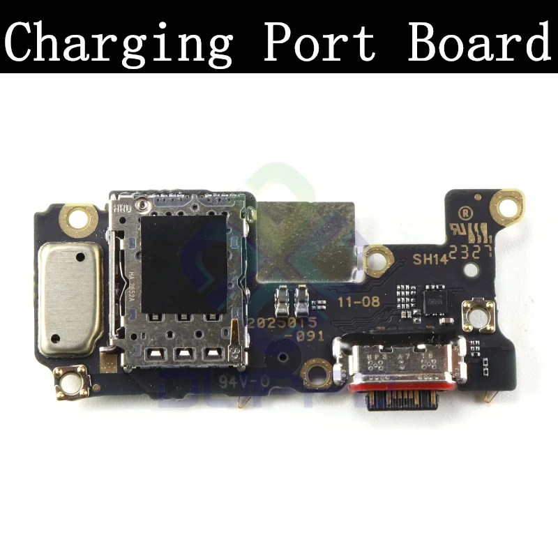 SIM Card Tray Charging Port Board Fingerprint Sensor Motherboard Flex Cable For Xiaomi Mi Poco F5 Pro F5Pro Top Ear Loud Speaker