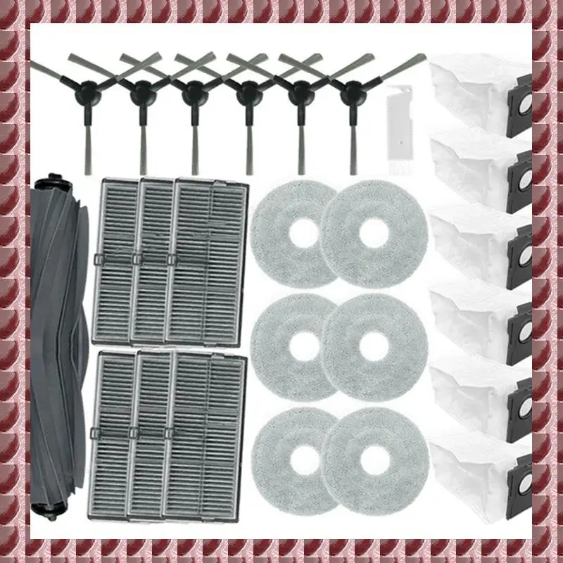 

A95G For Dreame Mova E30 Ultra Vacuum Replacement Parts Main Roller Side Brush Hepa Filter Mop Cloth Dust Bags Accessories A