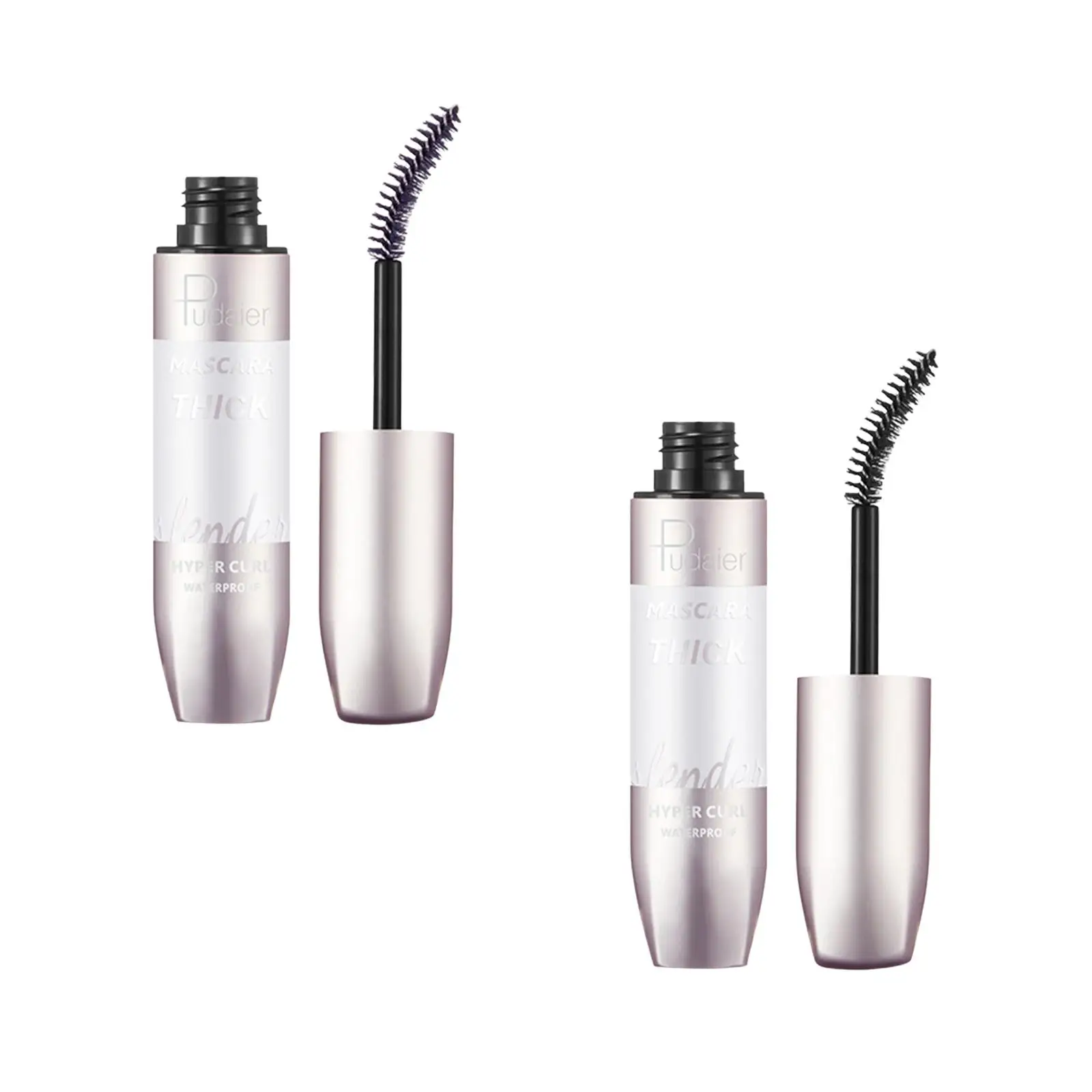 2-4pack 4D Voluminous Mascara Waterproof Eye Makeup No Flaking Thick Curling