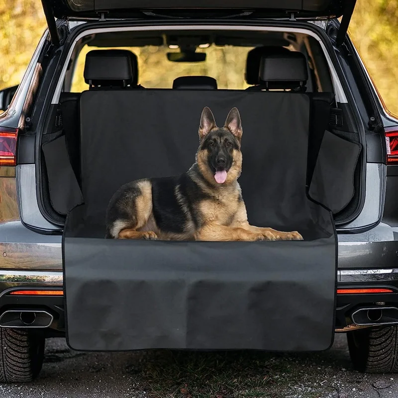 Dog Hammock For Car Heavy Duty Dog Hammock Seat Cover For Animals Anti-Slip Foldable Pet Trucks Protector Resists Dirt Hair For
