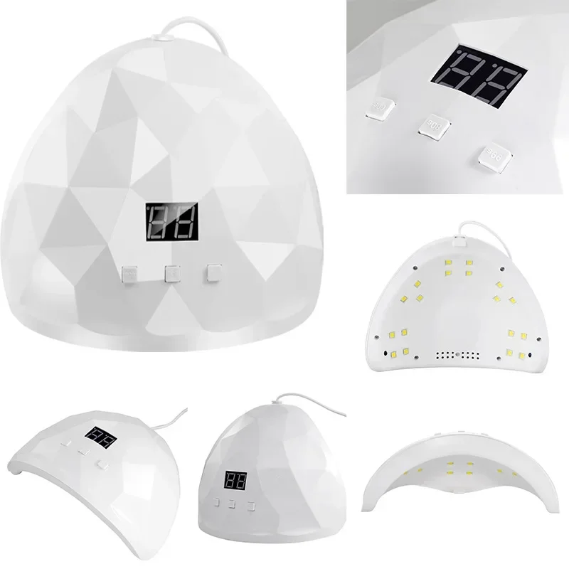 Secador de uñas UV para manicura, lámpara de esmalte de Gel de hielo, 18 LED, Sensor automático, 60s, 80s, 99s, 88W