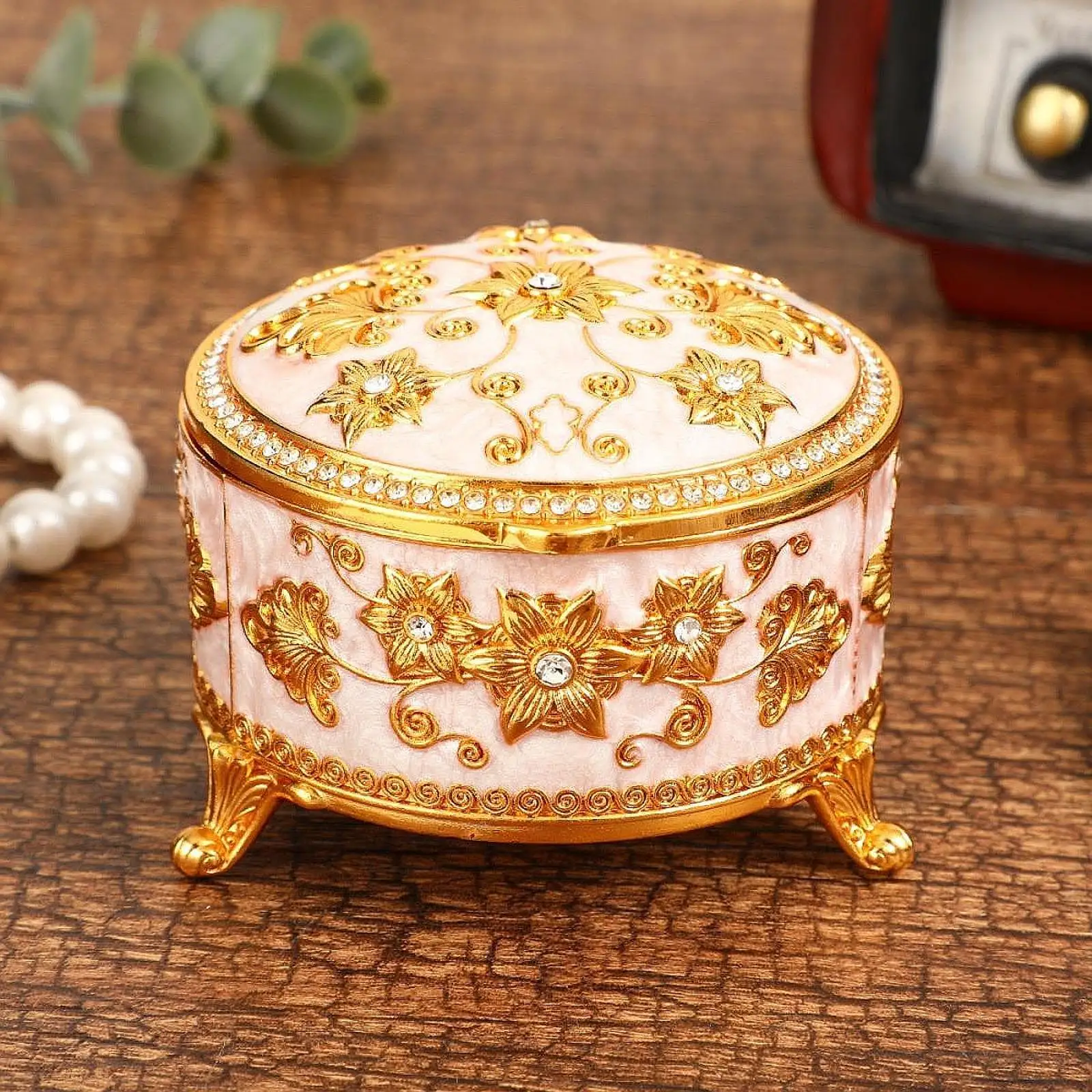 

Jewelry Box for Women with Lid Versatile Portable Storage Case for Watch Mom