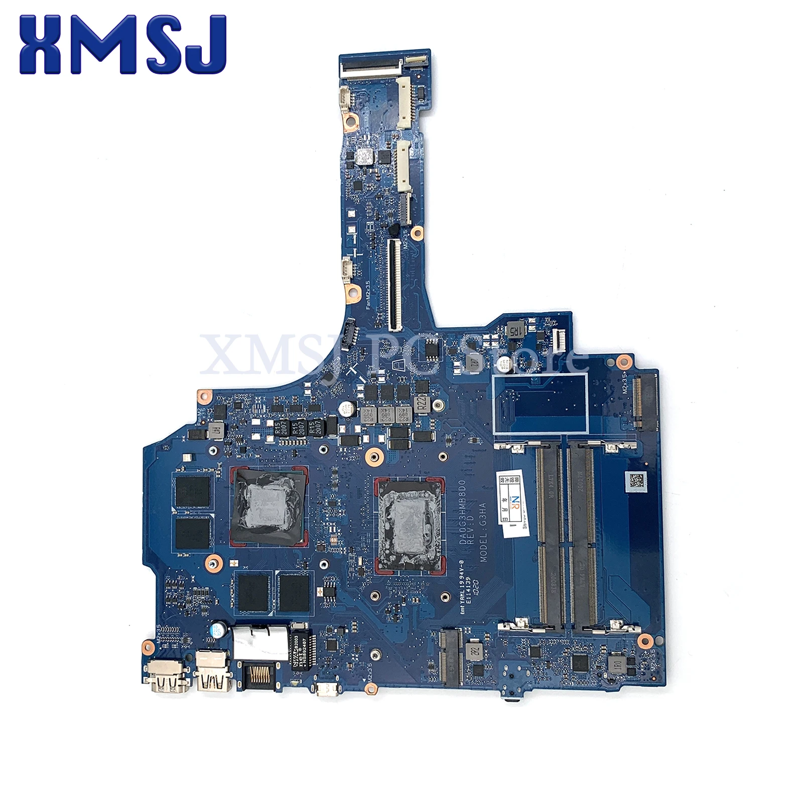 Para HP 15-ec0013dx 15-EC 15Z-EC 15-ec0000 Laptop Placa-mãe DA0G3HMB8D0 G3HA L71929-601 L71930-601 W R5 R7 4GB 100% Teste