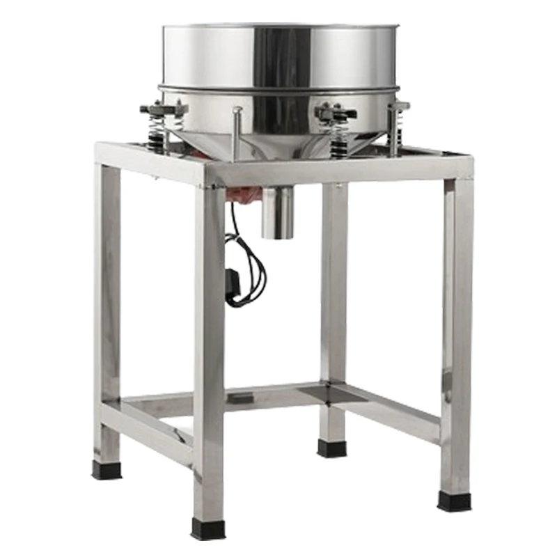 Stainless Steel 40cm Vibrating Sieve Machine Electric Vibration Screen Powder Machine Electrostatic Spraying Screening Machine