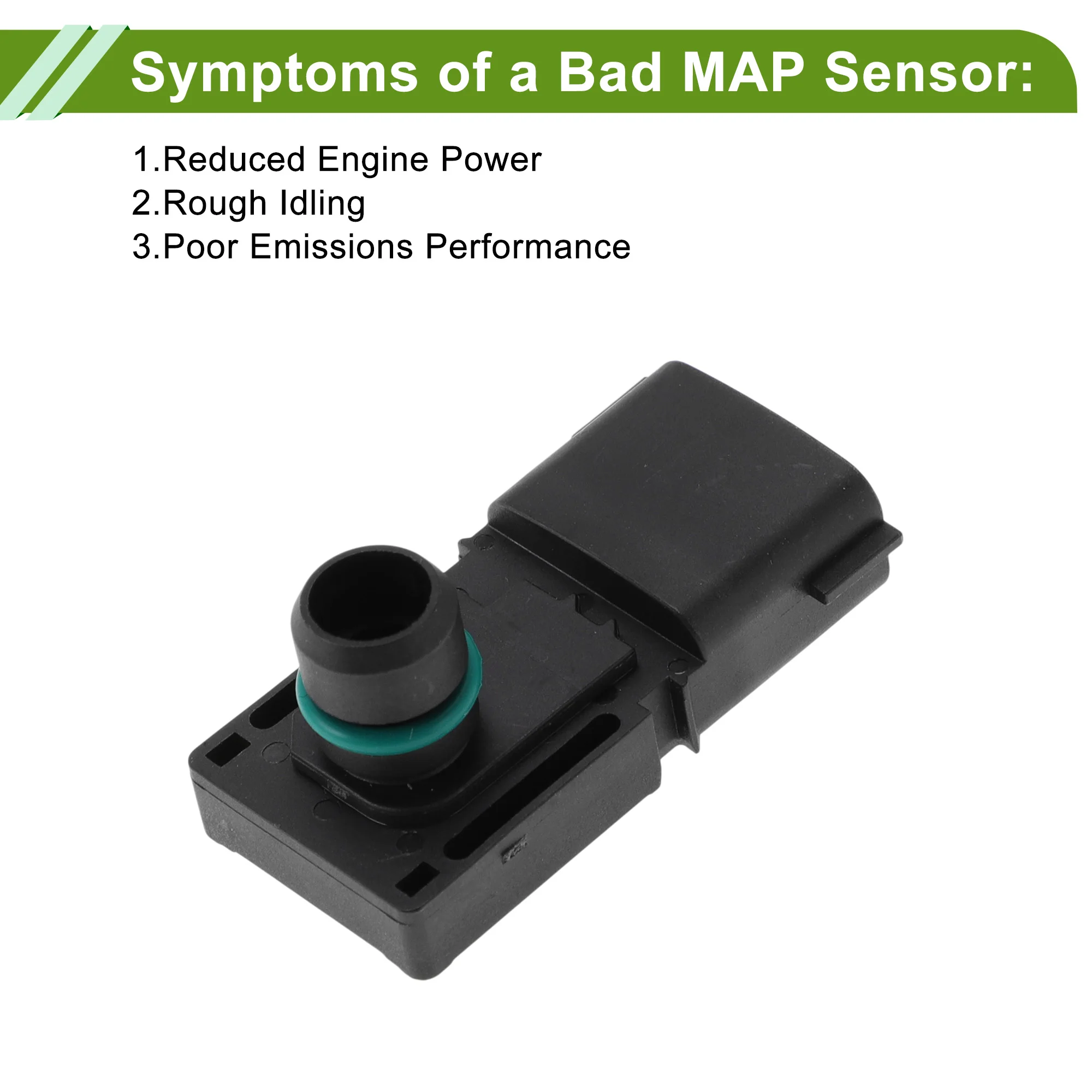 UXCELL No.223651TV1B Manifold Absolute Pressure MAP Sensor for Nissan Sentra 1.8 00-06