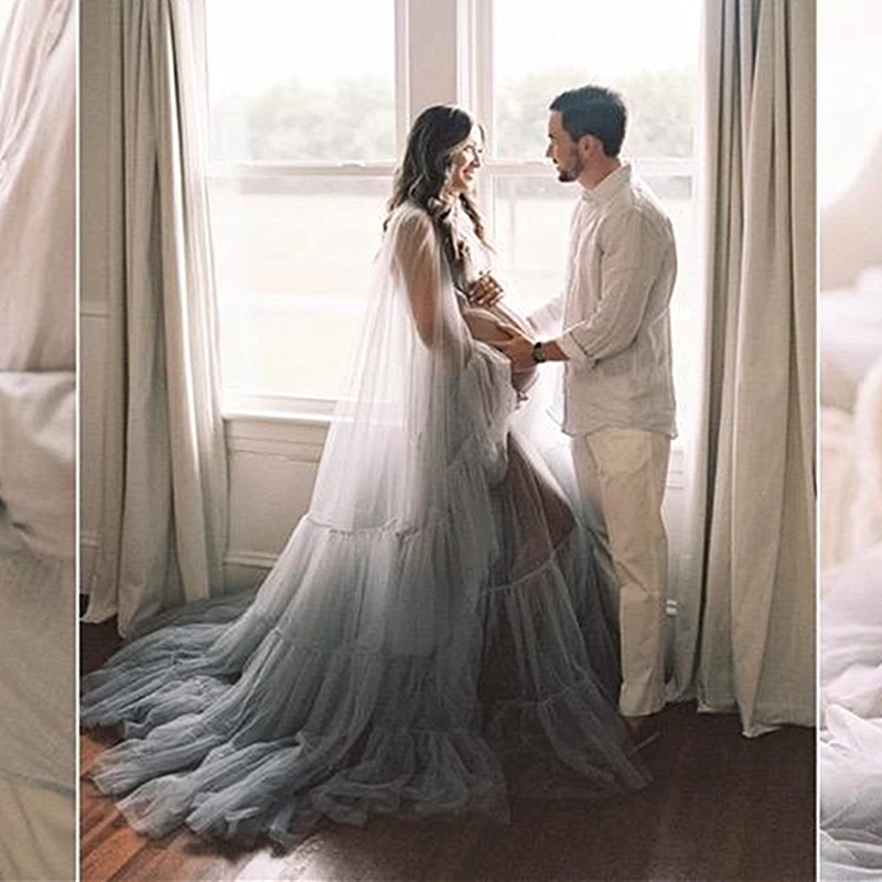 Tulle Dressing Gown Robe Performance Chic Outfit Drag Queen Photography Dress