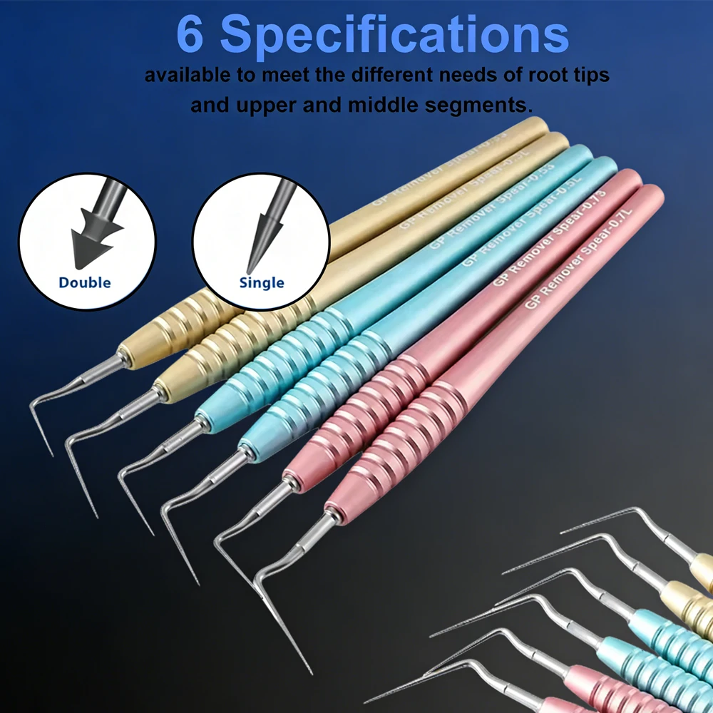 

Stainless Steel Gutta Percha Removal Tool GPRS Endodontic Instrument for Root Tip and Foreign Body Extraction