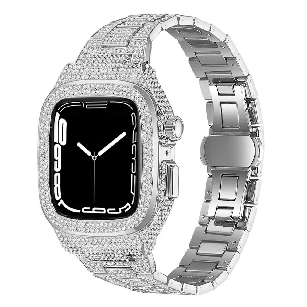Luxury Diamond Case Modification Kit for Apple Watch Band 45mm  display picture 1
