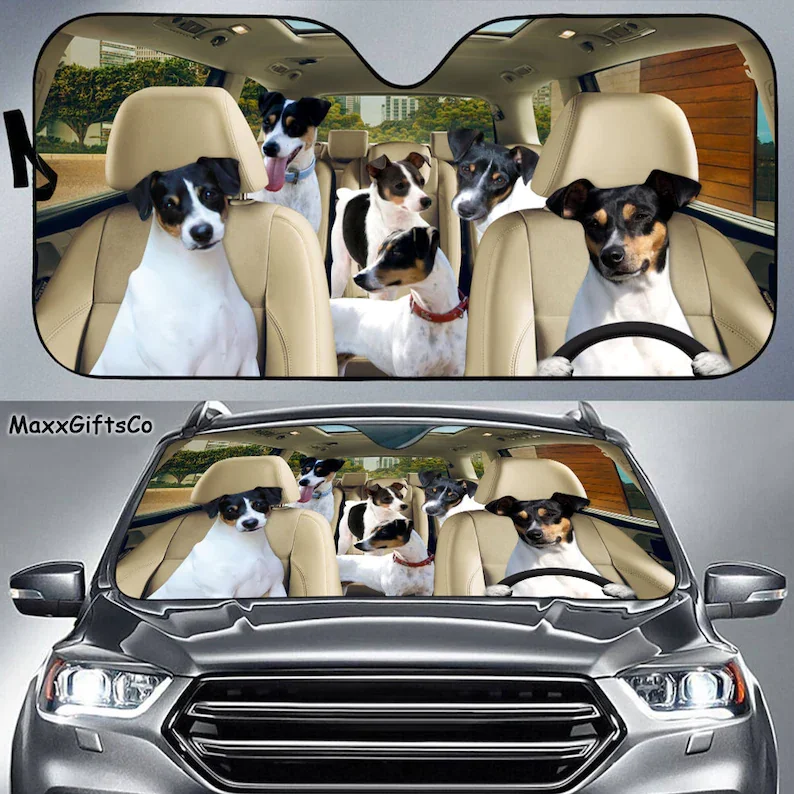 

Chilean Terrier Car Sun Shade, Chilean Terrier Windshield, Dogs Family Sunshade, Dogs Car Accessories, Car Decoration, Dogs Love