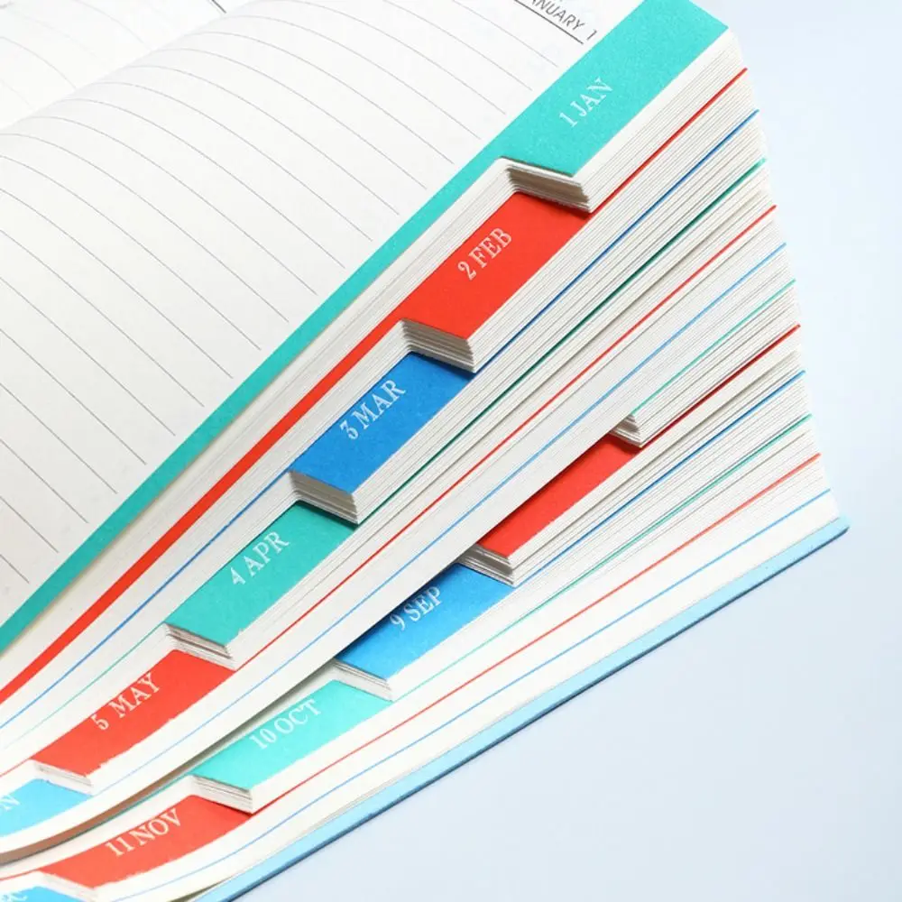 Agenda portatile A5 2026 Lista delle cose da fare Agenda in PU strutturato Libro Planner Promemoria Calendario Libro Forniture per ufficio