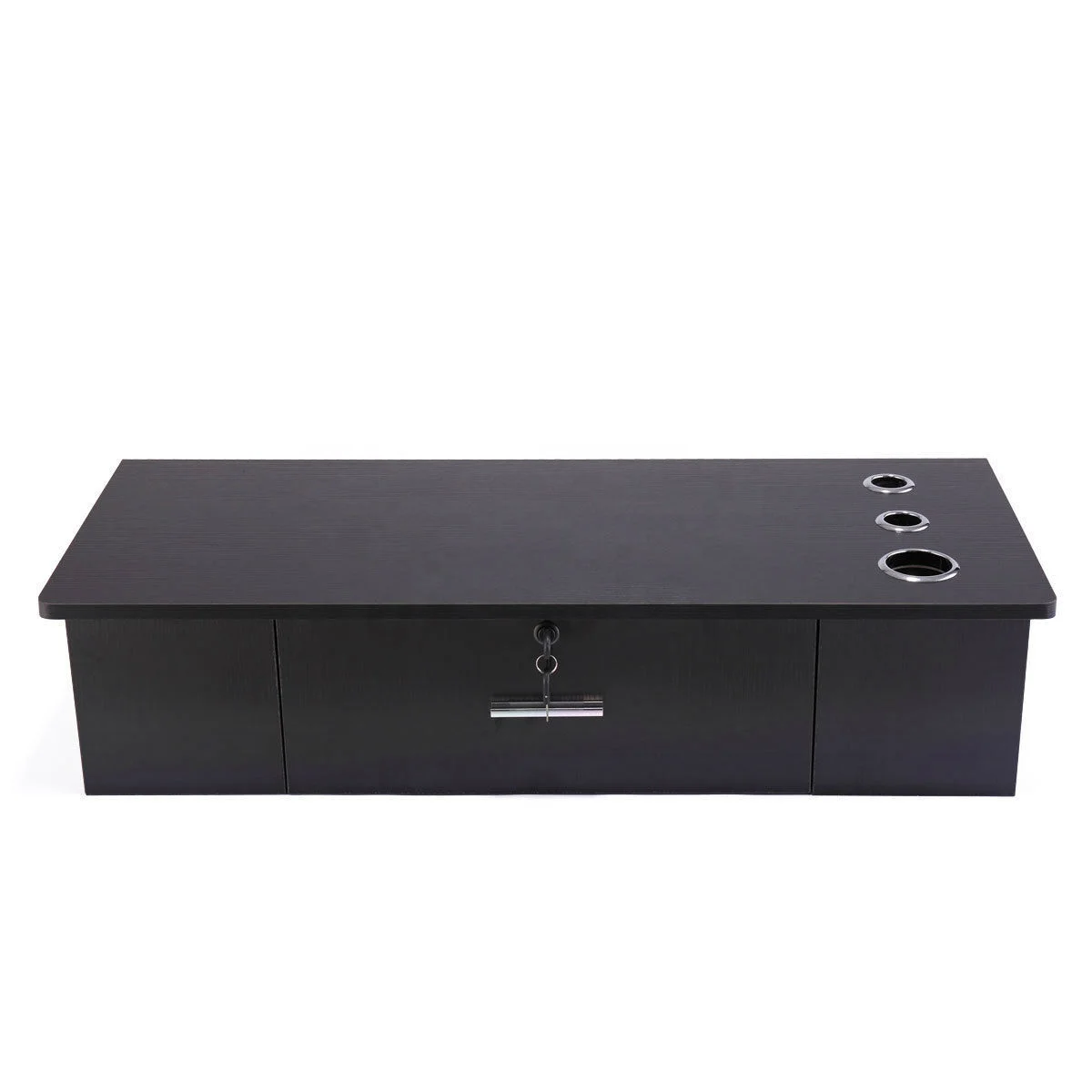 

High Quality Black MDF Tool Cabinet Hair Salon Furniture on Sale for Hotels and Living Rooms