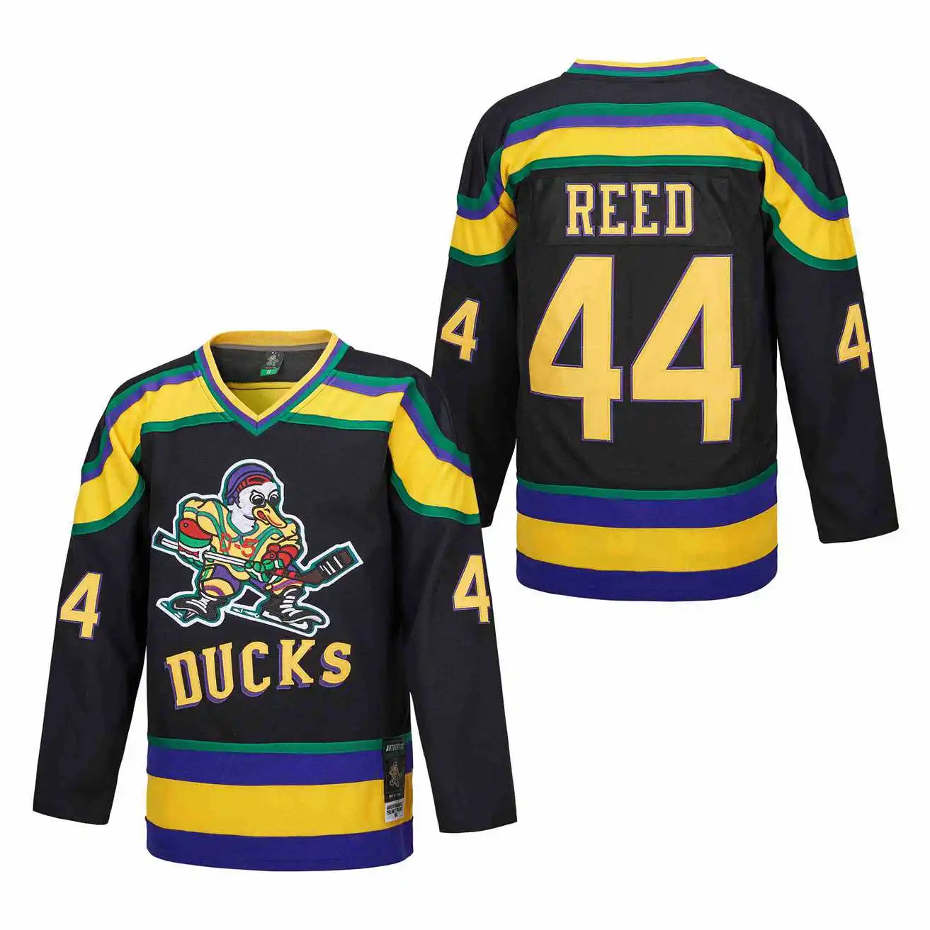 

Ice Hockey Jersey Mighty Ducks 99 Banks 96 Conway 44 Reed Outdoor Sportswear Jerseys Sewing Embroidery Green Black White 2023 S