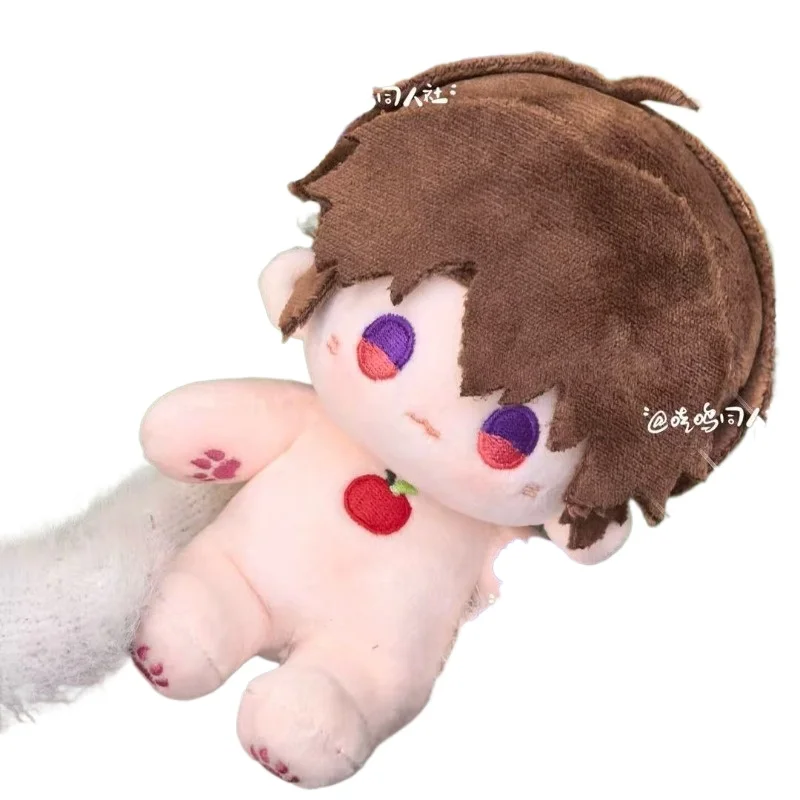 

10cm Anime Game Love and Deepspace Caleb Kawaii Cosplay Soft Cotton Doll Body With Skeleton Cartoon DIY Mini Toy Figures Gifts