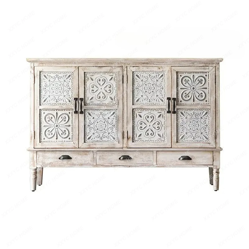 

L living room, dining side cabinet, entrance hall, entrance restaurant, homestay decorative locker