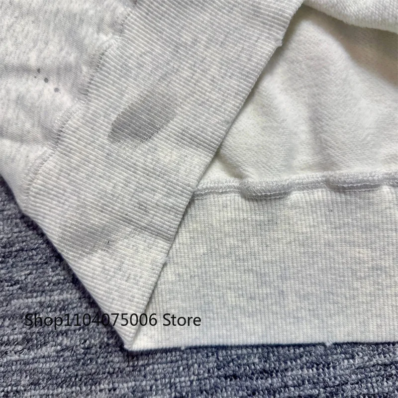 سويت شيرت رجالي برقبة دائرية من Saint Men كاجوال فضفاض دافئ بقلنسوة ملابس رياضية #5