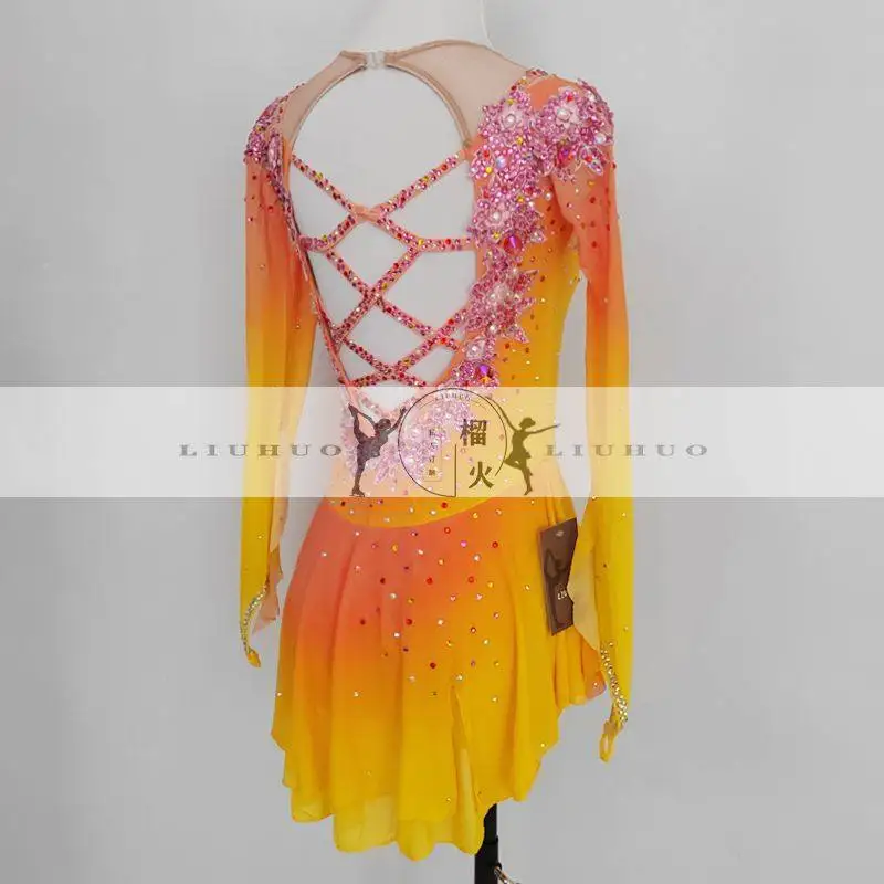 Figure Skating Performance Costume Children's Adult Fitness Suit Performance Grading Clothes Artistic Gymnastics Uniform
