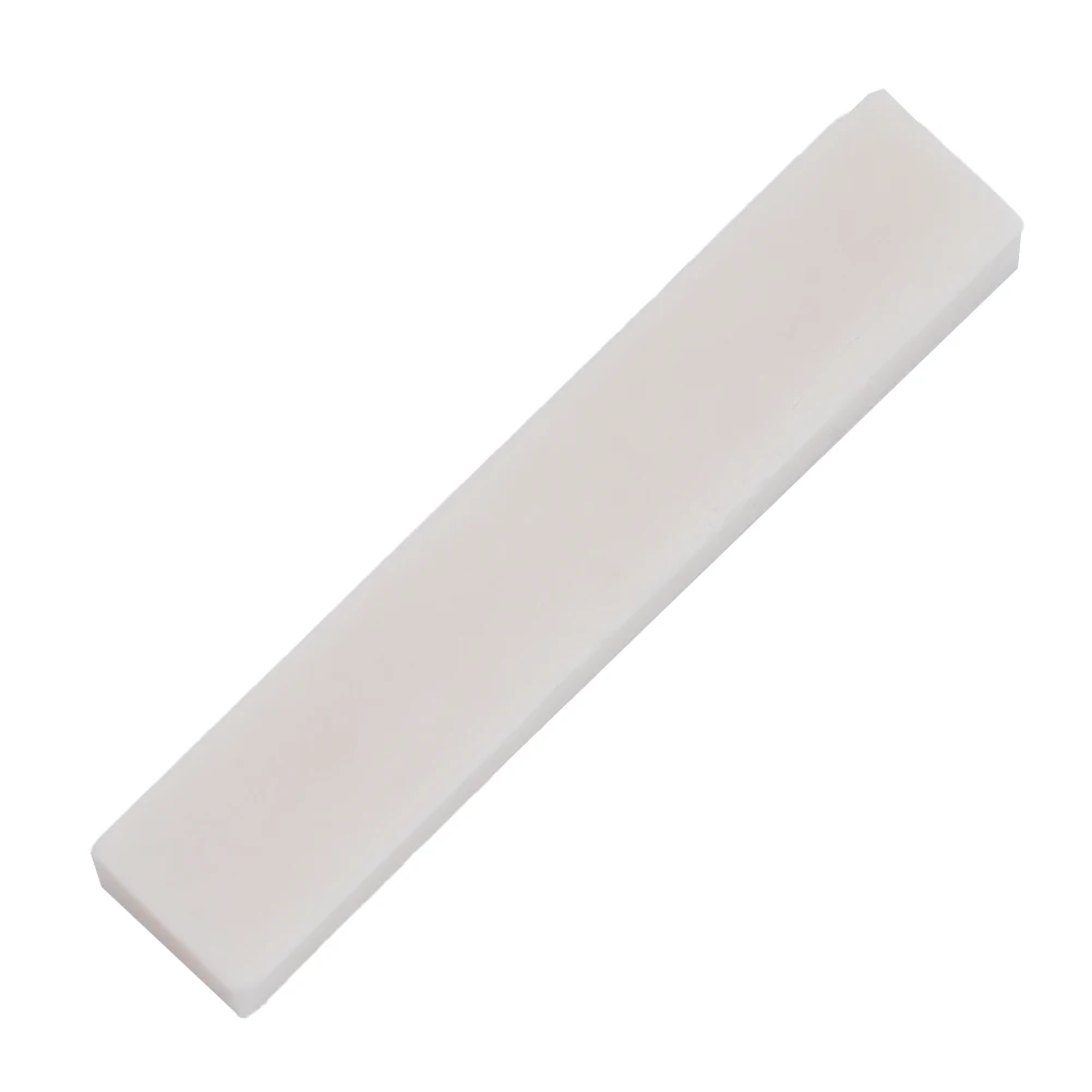 Heißer Verkauf Gitarre Blank Knochen Mutter 52x10x6mm DIY Buffalo Knochen Gitarrenbauer Sattel Brücke Gitarre Bass ukulele Saiten Instrument Teile