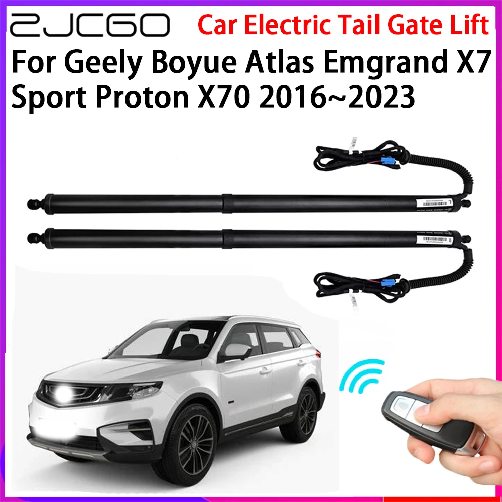 ZJCGO Car Automatic Tailgate Lifters Electric Tail Gate Lift for Geely Boyue Atlas Emgrand X7 Sport Proton X70 2016~2023