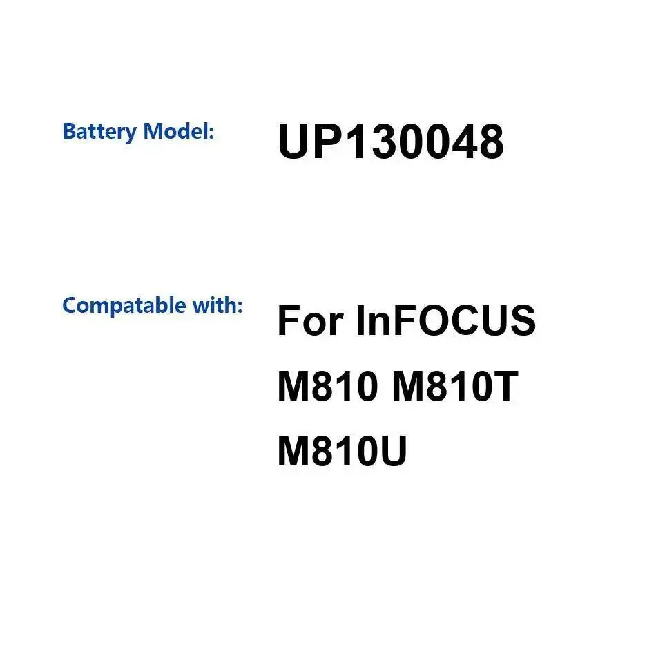 

Для Infocus M810 M810T M810U хорошая низкотемпературная батарея UP130048 для мобильного телефона 2600 мАч