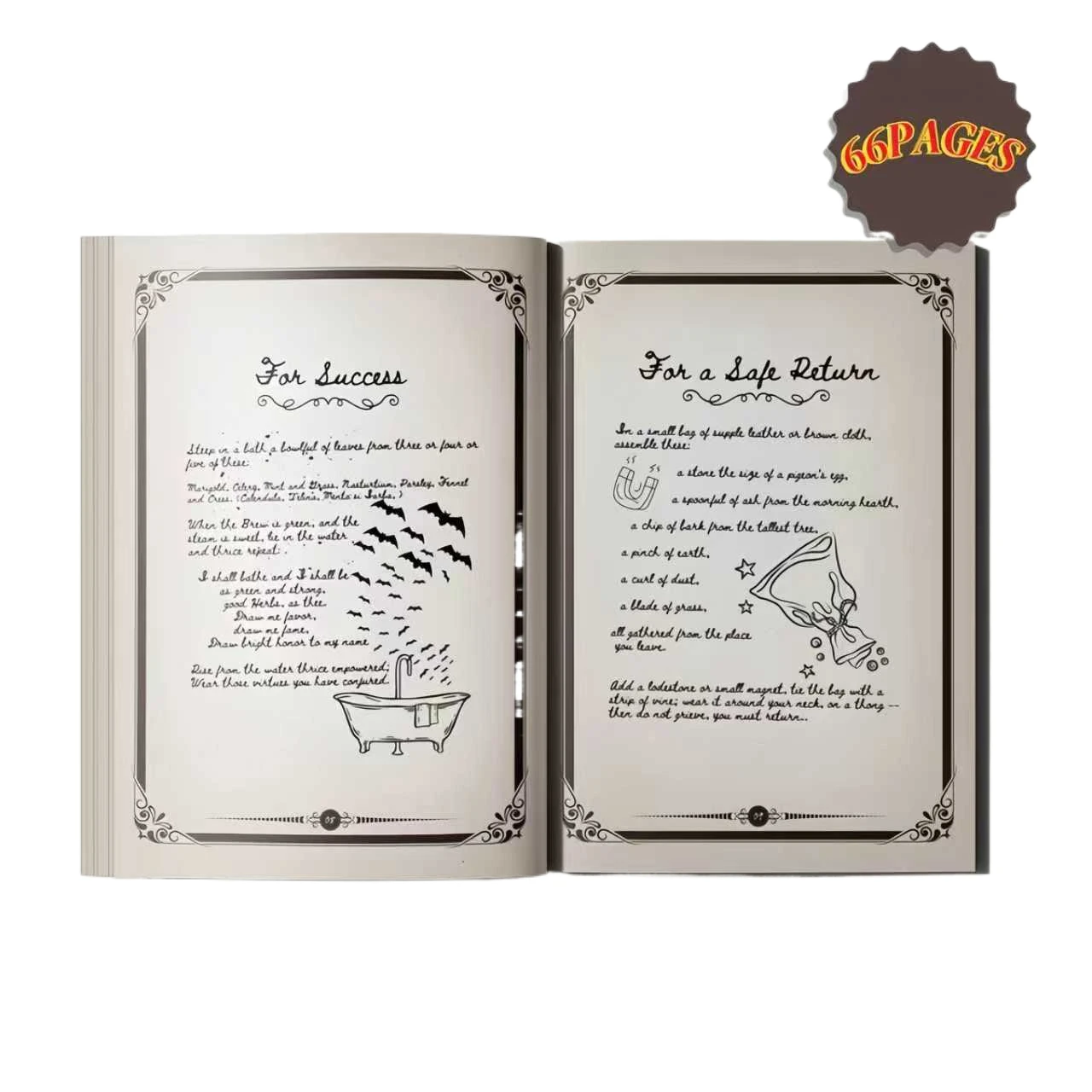 Old Witch Spells Book - Essential Tool For Witches & Wizard Beginners For Birthdays Easter Christmas, Halloween Gift